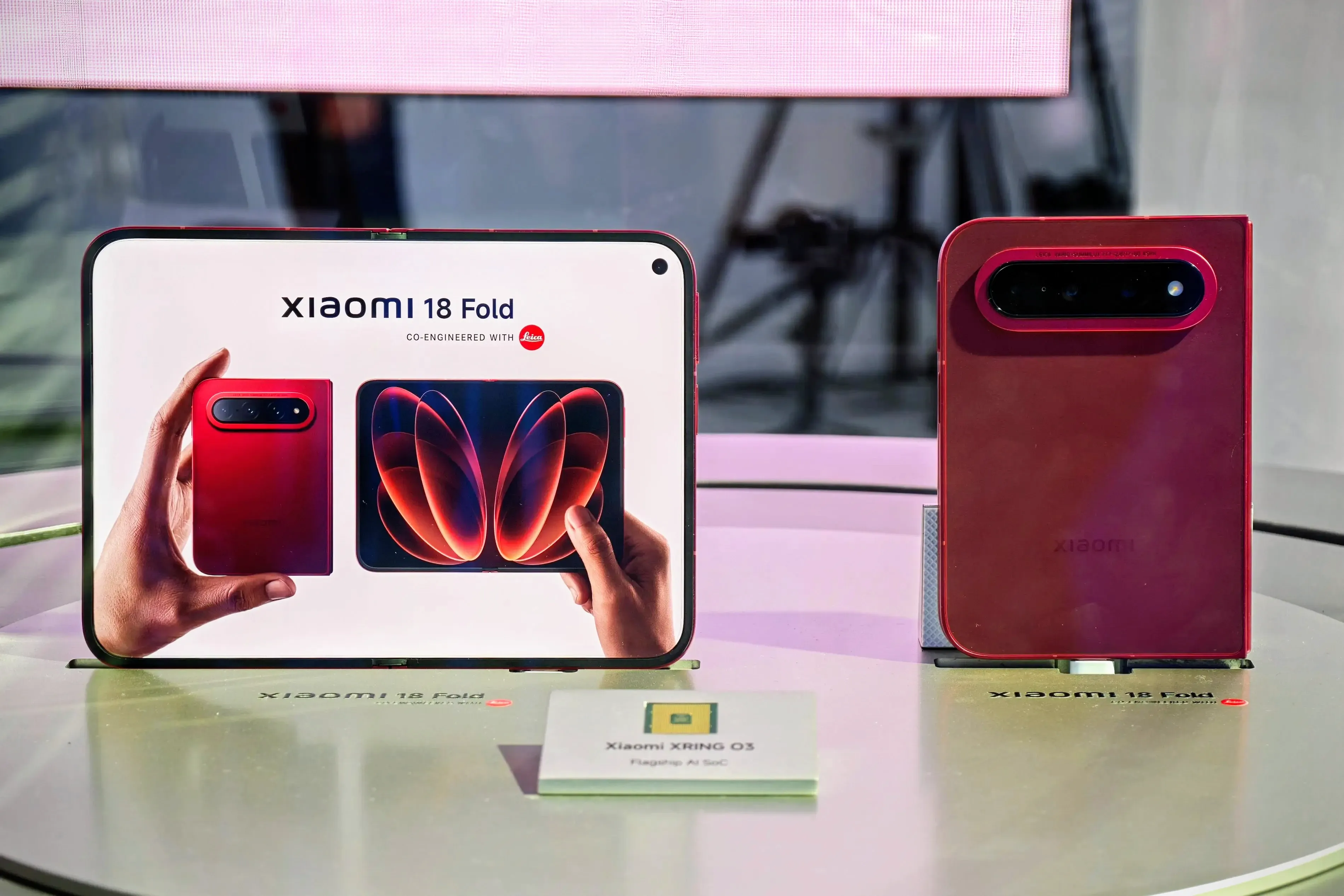 Close-up of a high-end smartphone screen displaying advanced mobile graphics.