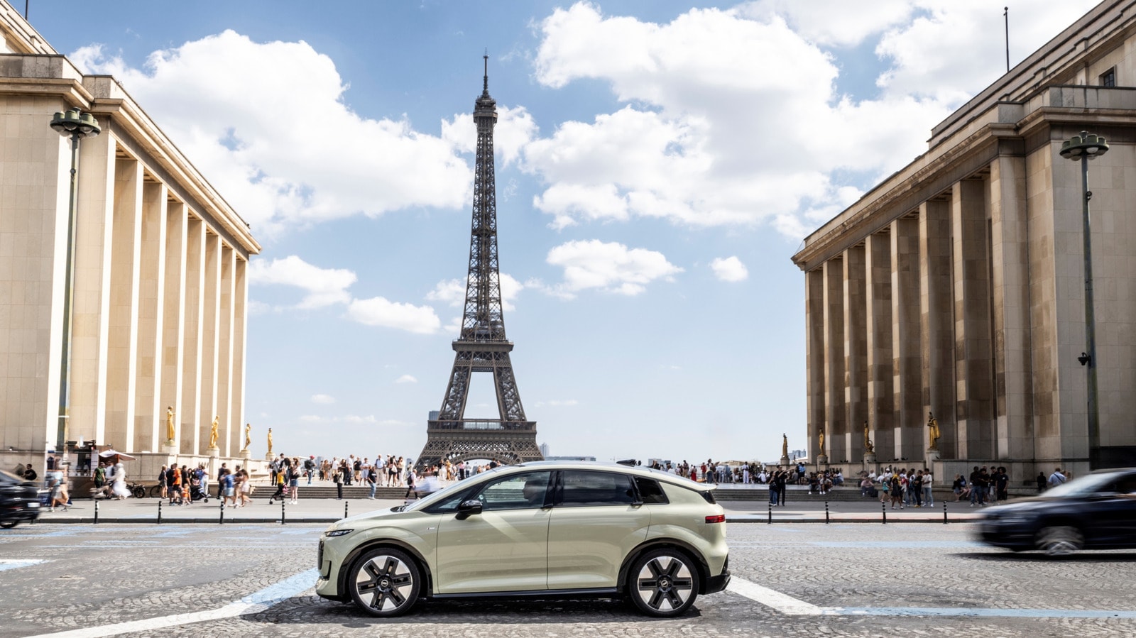 The new Audi A2 e-tron electric vehicle