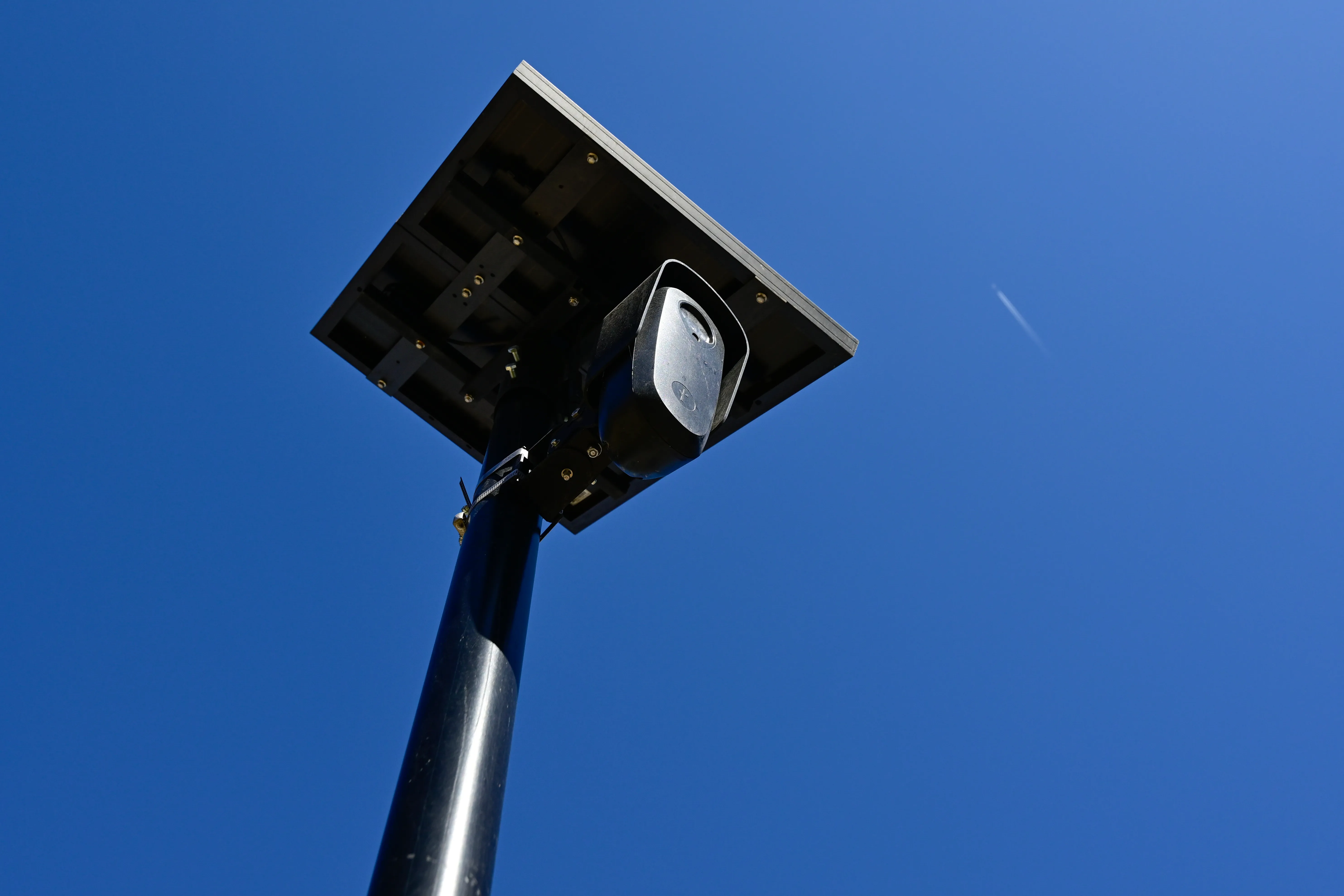 Flock Safety automated number plate recognition surveillance camera