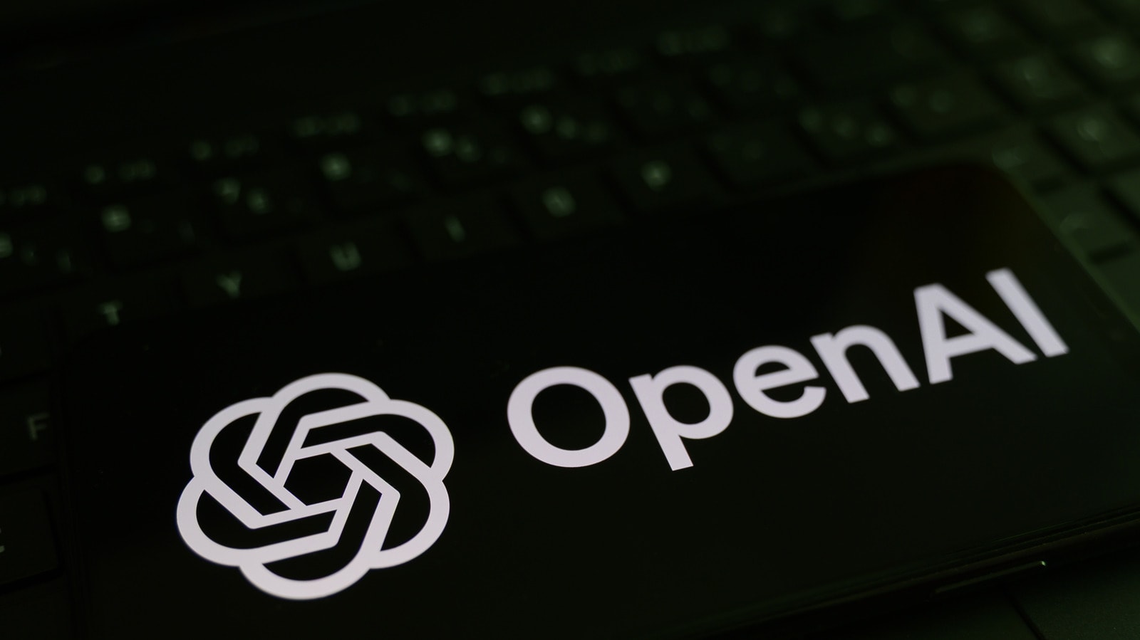 Graphic illustration representing OpenAI's automated AI research intern