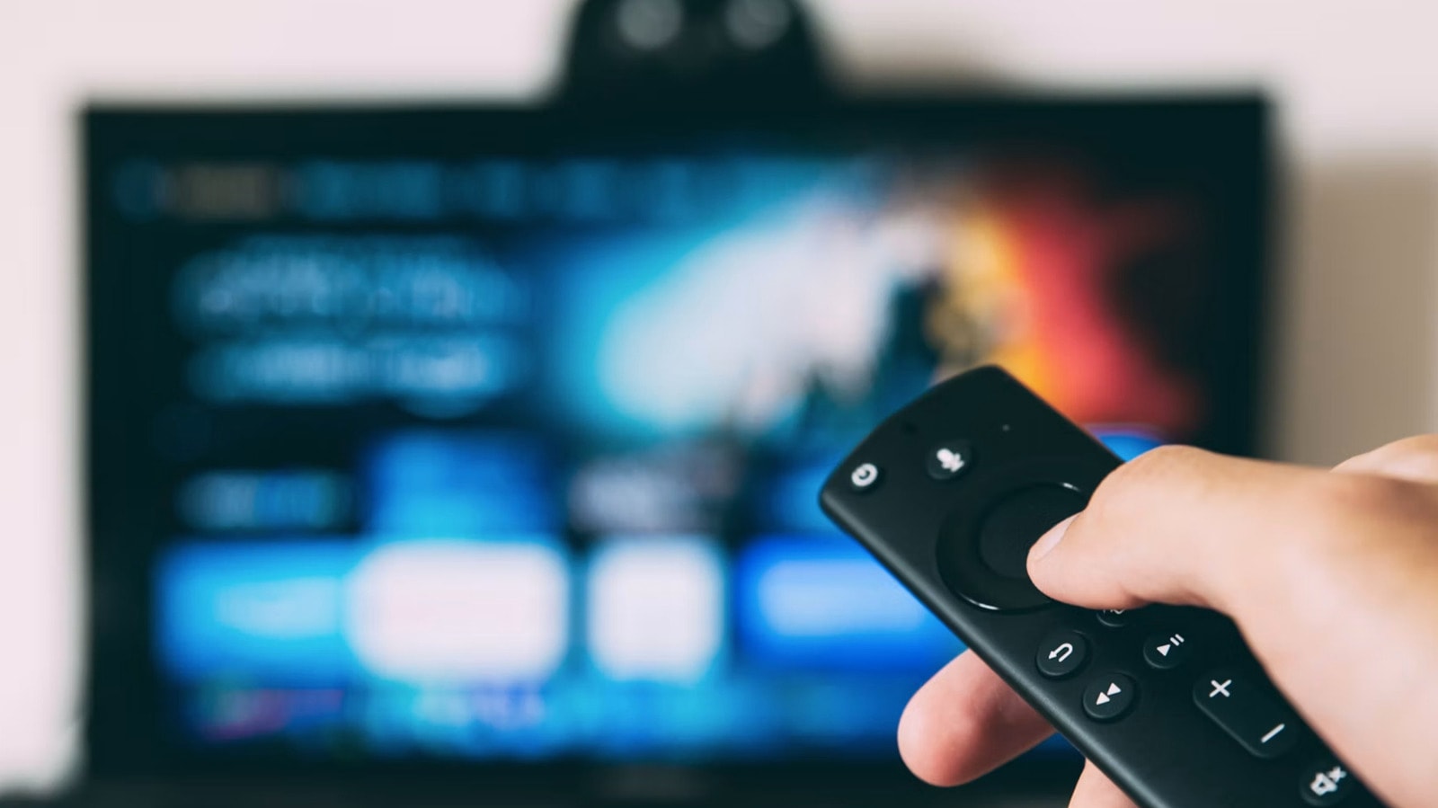 A modern streaming device connected to a television screen