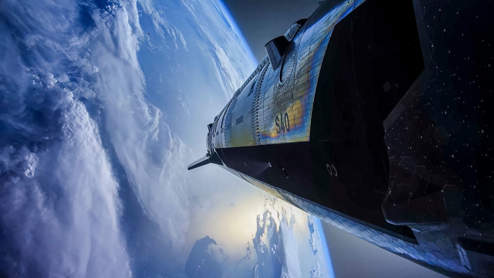SpaceX Starship spacecraft prepared for orbital flight
